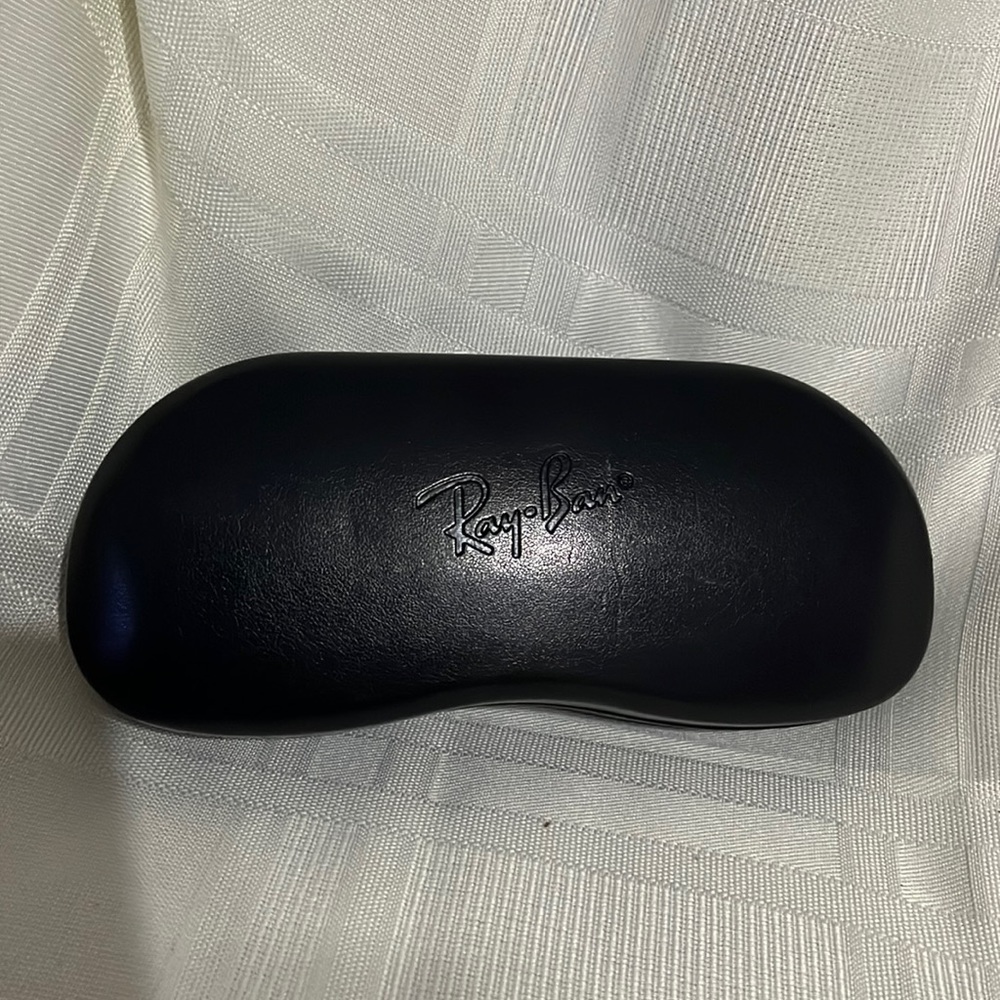 Ray Ban Hard Shell Glasses Case Eyeglasses Protective Case Black Large